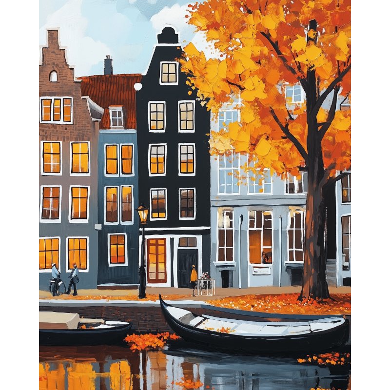 Amsterdam Charm Under Autumn Skies