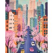 Bright New York Skyline