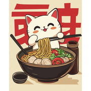 Noodle Nook: Cat & Ramen Scene