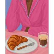 French Sunrise Breakfast Scene
