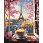 Paris Café: Cappuccino & View