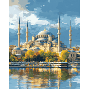 Istanbul Reflections: Water & Mosque