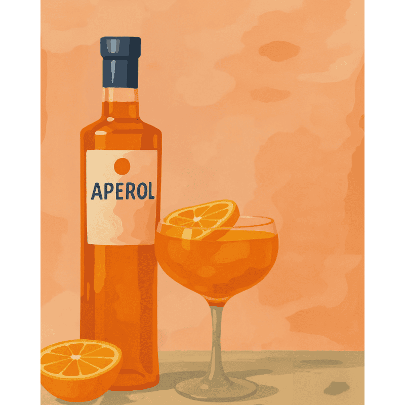 Refreshing Aperol Sunset Scene
