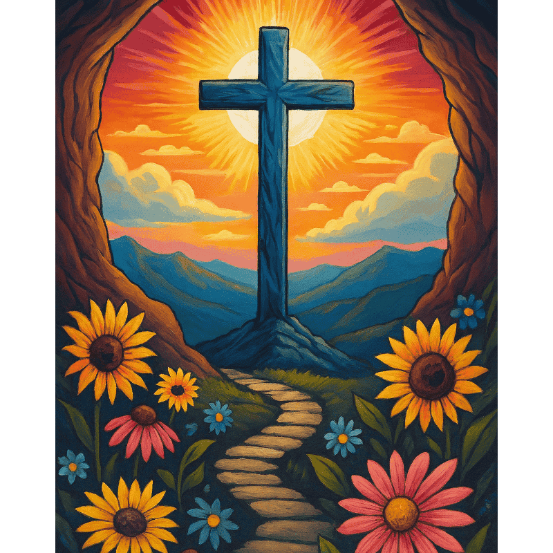 Radiant Cross: Light & Hope