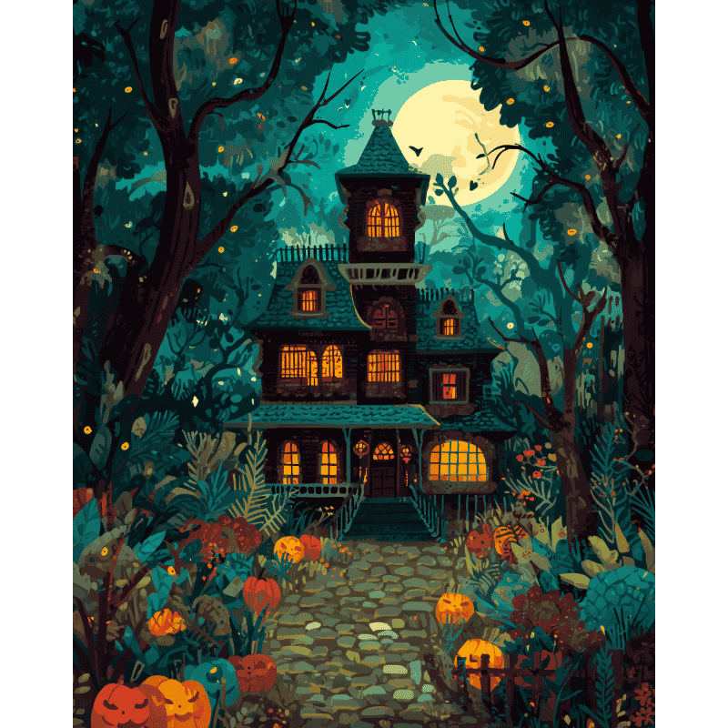 Spooky Night in the Haunted House