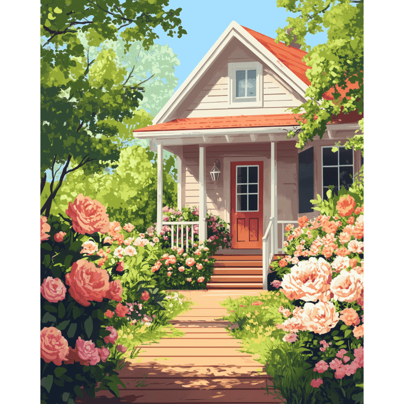 Summer Cottage Garden Escape