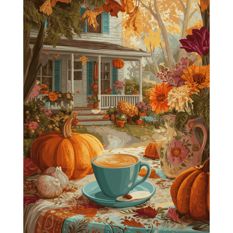 Autumn Morning Coffee & Charm