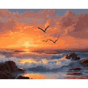 Seaside Sunset Glow
