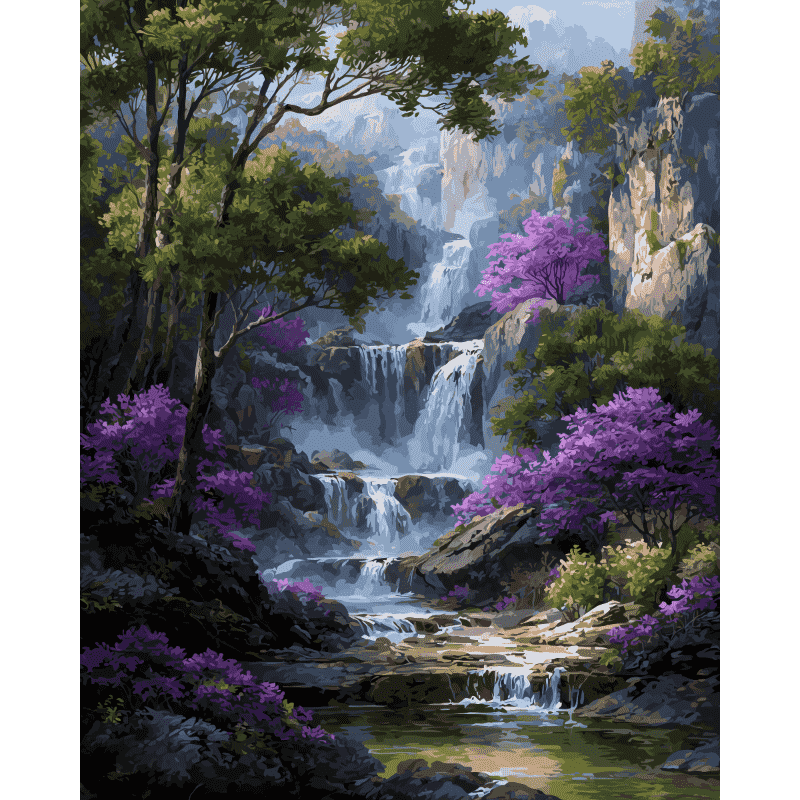 Purple Mountain Waterfall