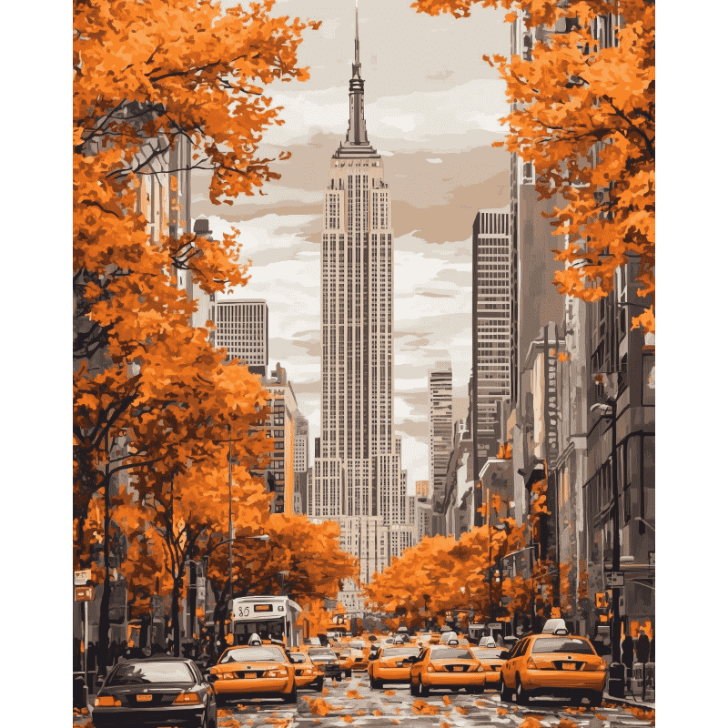 Autumn Streets of New York