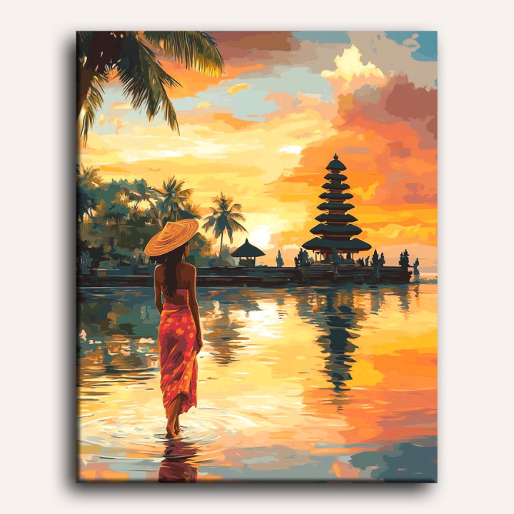Balinese Sunset Serenity