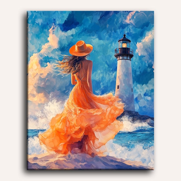 Lighthouse Keeper’s Seaside Moment
