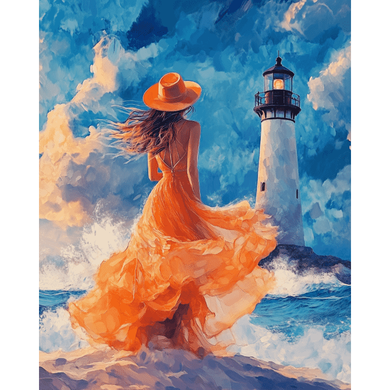 Lighthouse Keeper’s Seaside Moment