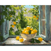 Lemon Vase & Window View