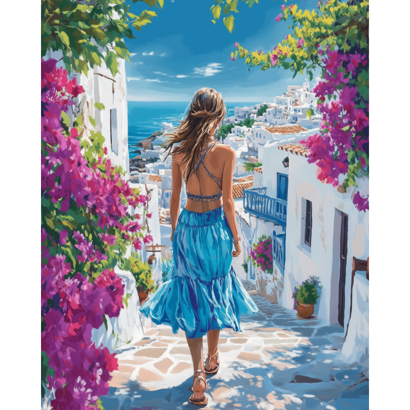 Santorini Sunset Stroll