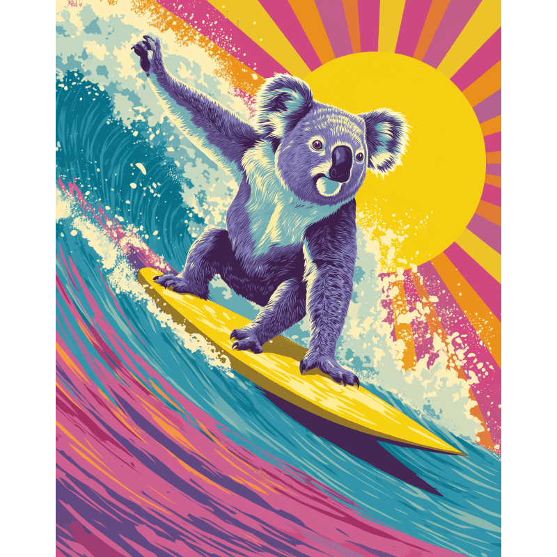 Surfing Koala Adventure