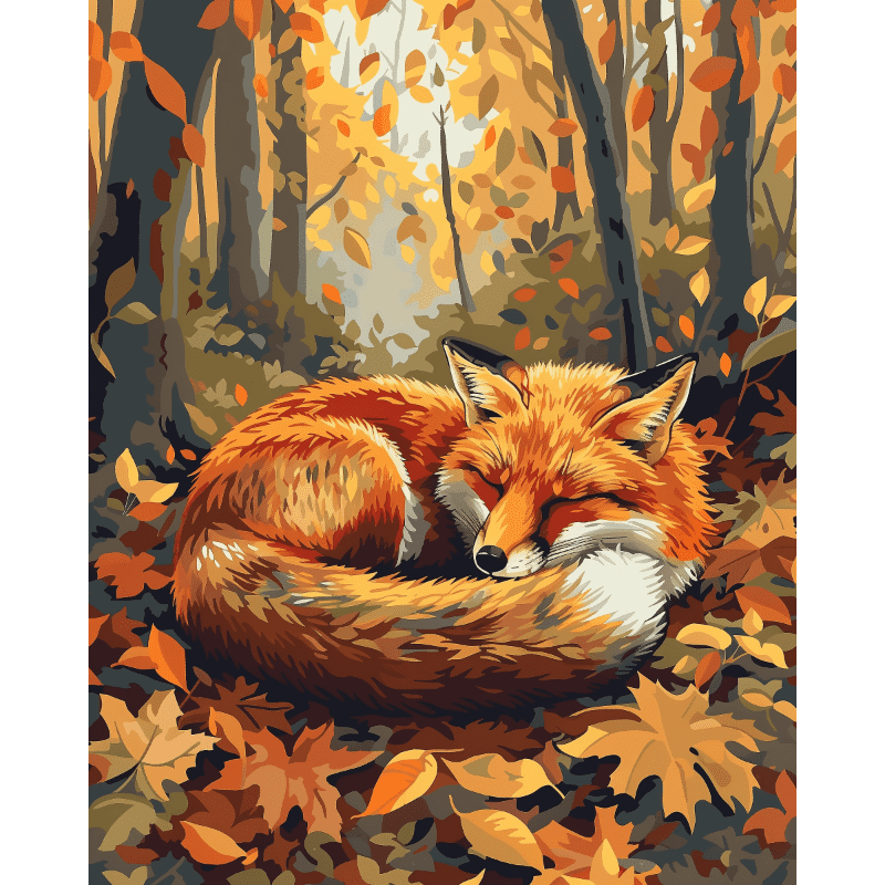 Foxy Autumn Nap