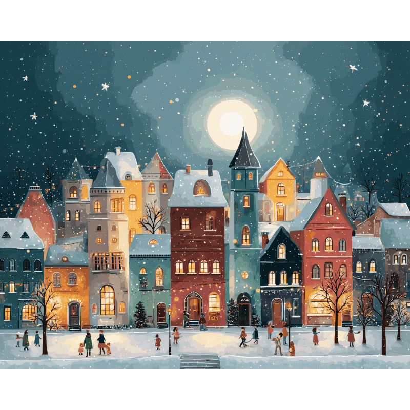 Enchanting Christmas Village