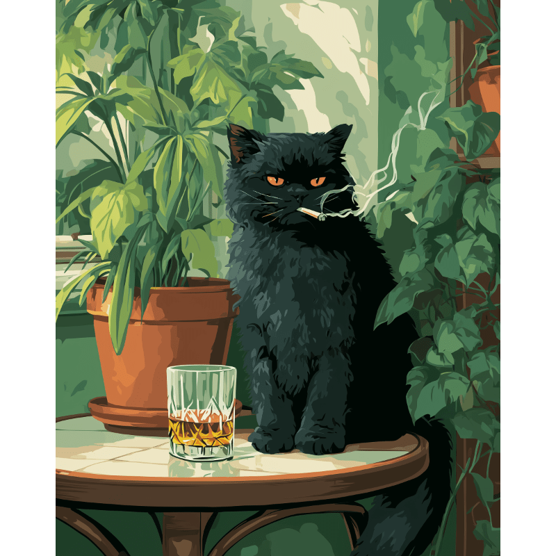 Whimsical Grumpy Cat