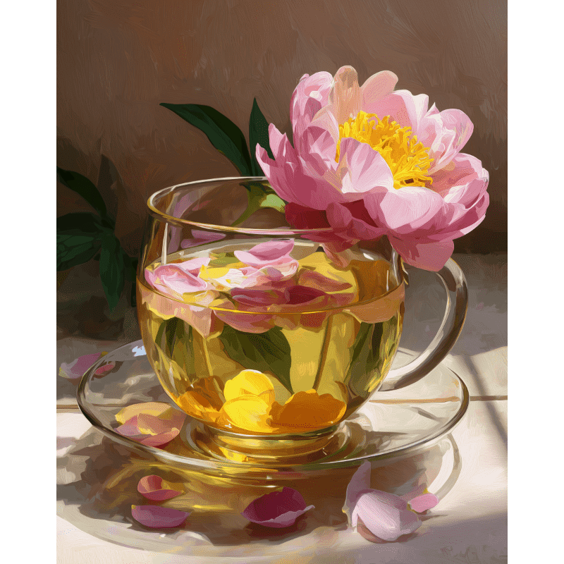 Soothing Herbal Tea Art