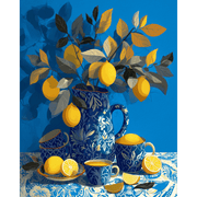 Citrus Bliss Porcelain Scene