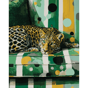 Cozy Leopard Relaxation