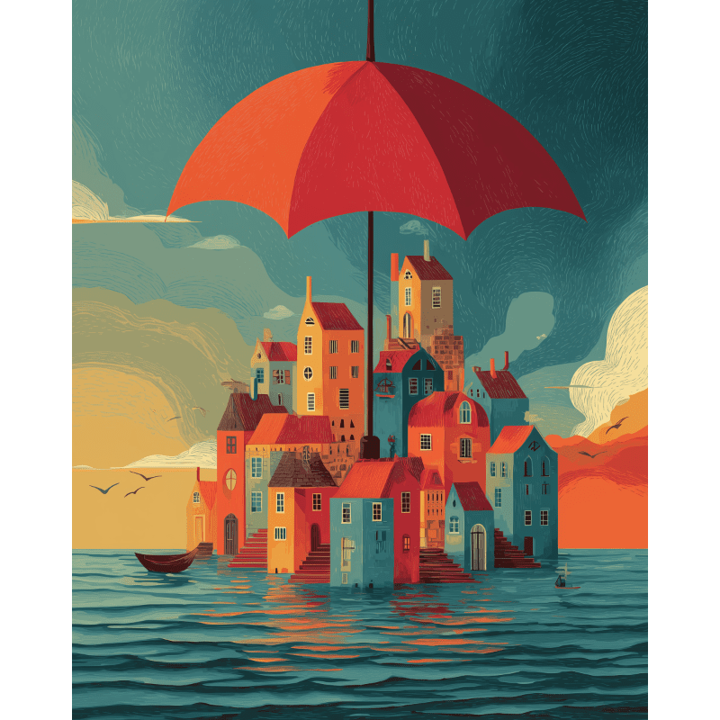 Whimsy Under the Umbrella