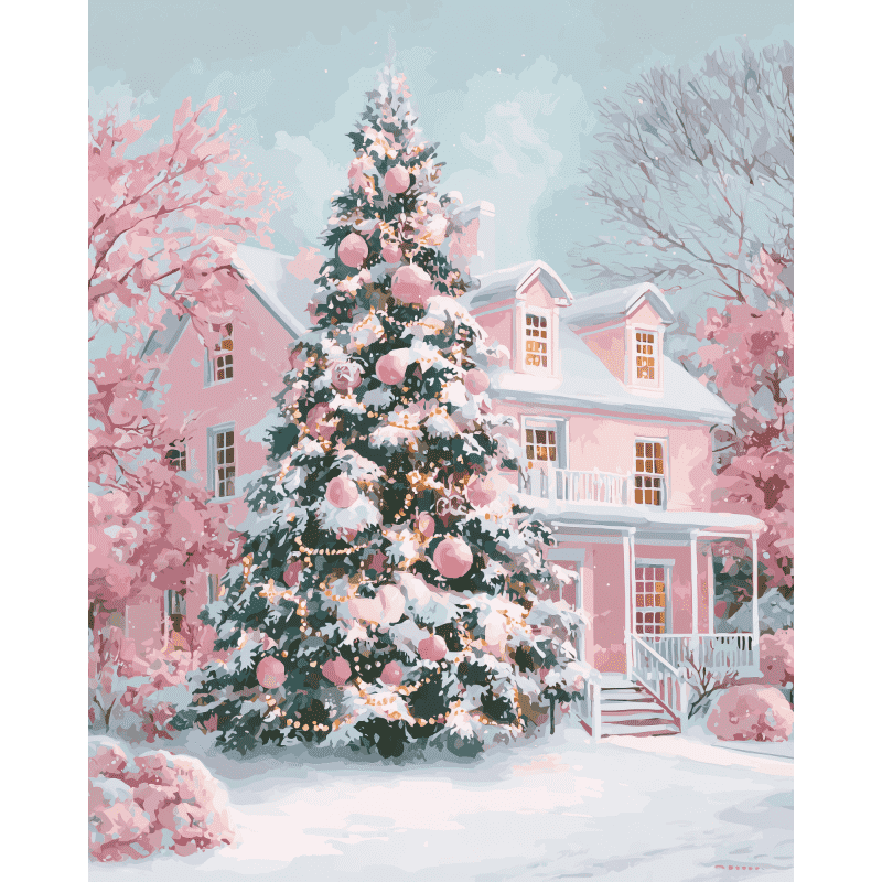 Pink Christmas Charm