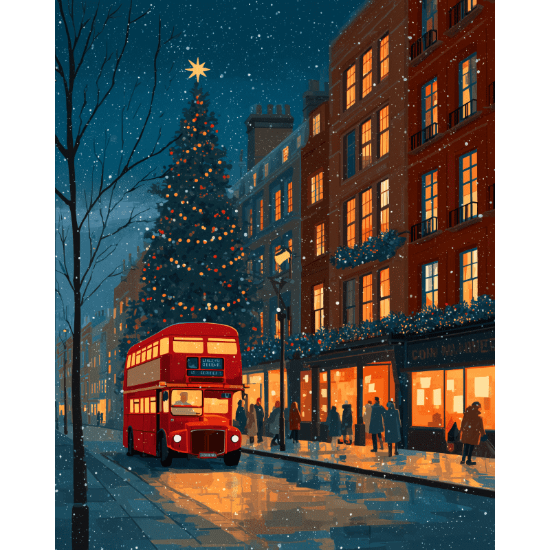 London Christmas Dream Scene