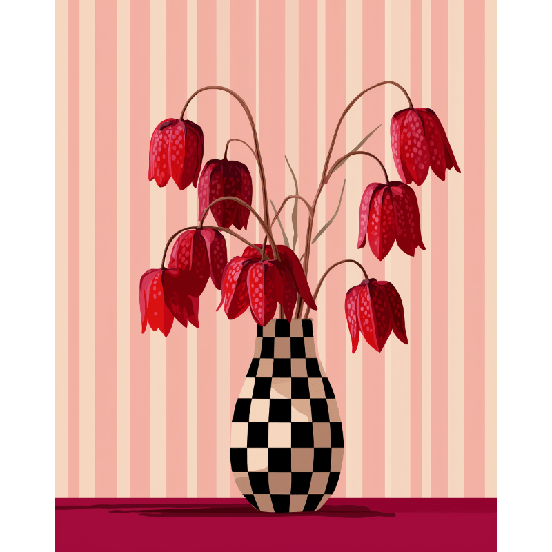 Elegant Geometric Flowers