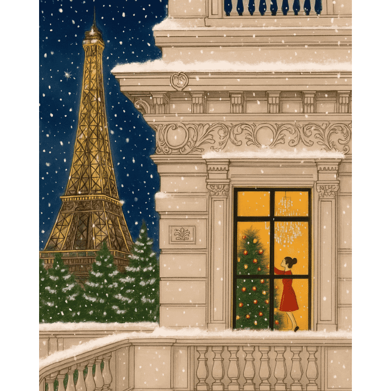 Parisian Christmas Evening