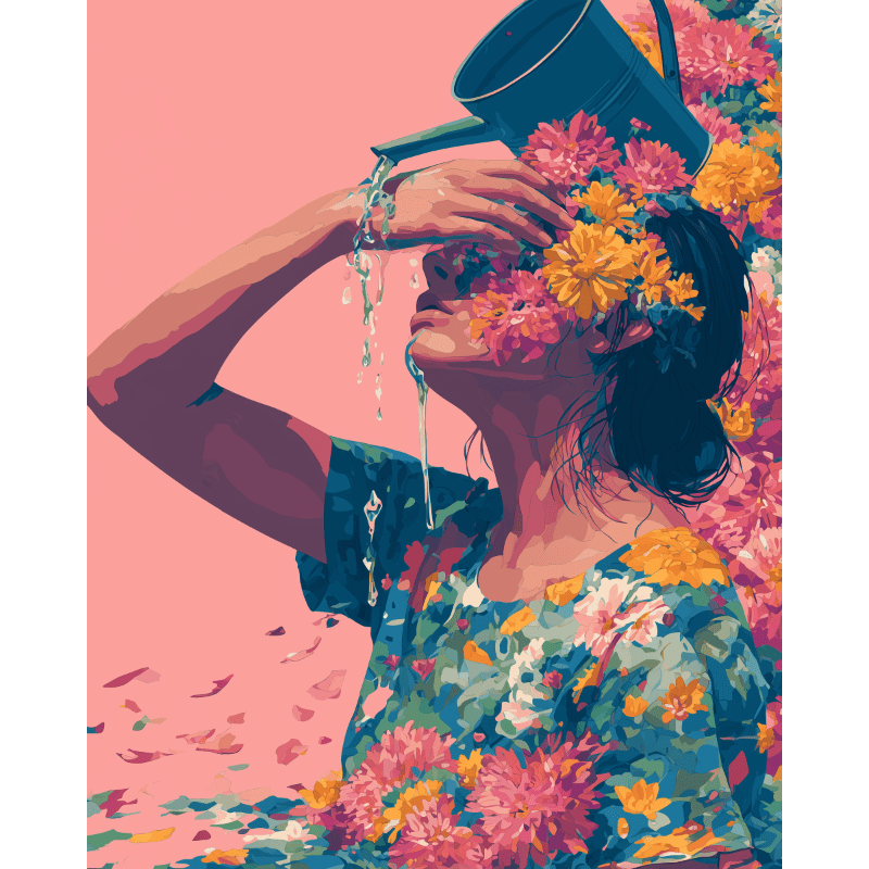 Inner Bloom Watercolor Inspiration