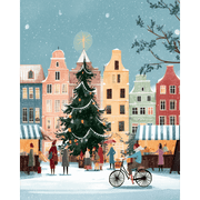 European Winter Cityscape