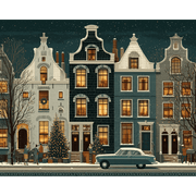 City Lights Over Amsterdam