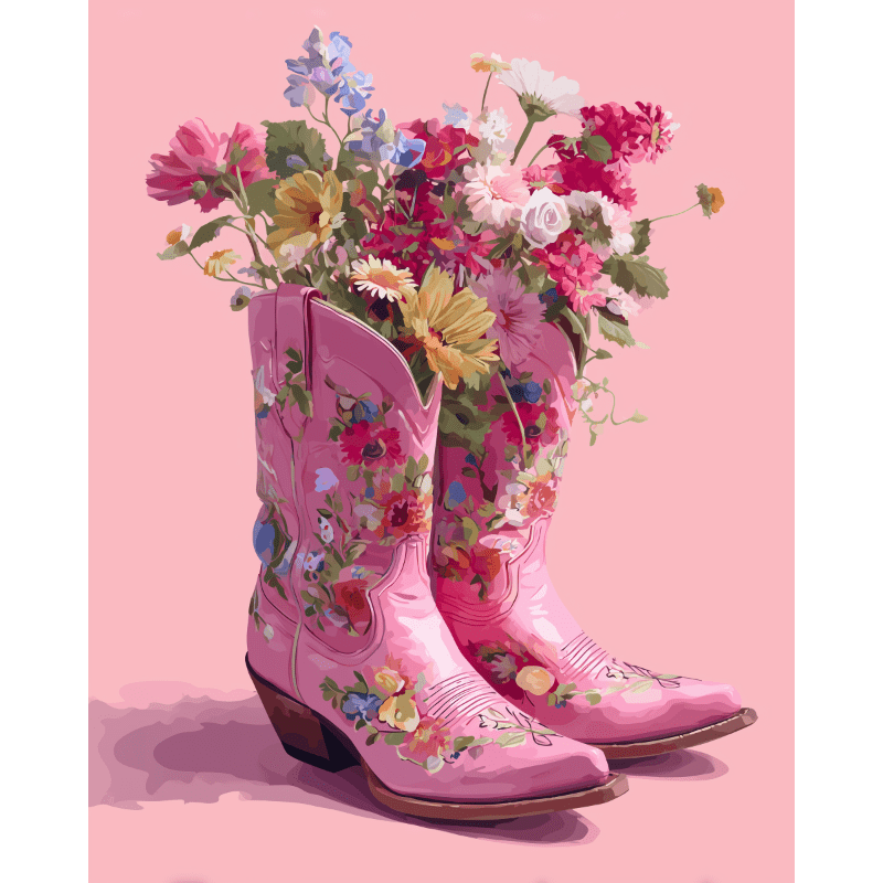 Cowboy Chic & Floral Boots