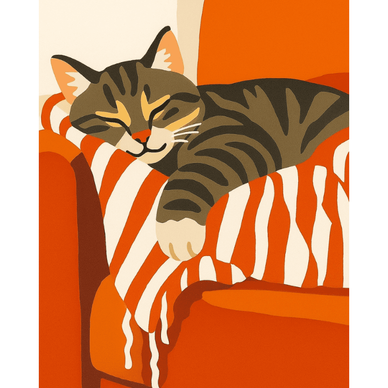 Cozy Cat Naptime