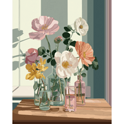 Elegant Glass & Floral Arrangement