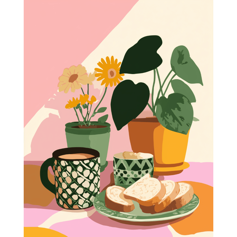 Morning Feast Scene