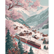 Alpine Journey Scene