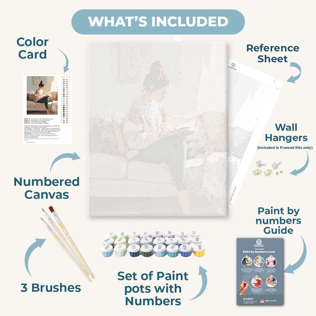Serene Reading Nook | Paint Set