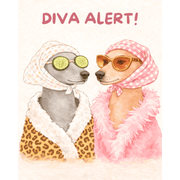 Glamorous Canine Diva Portrait