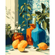 Fresh Lemons & Blooming Greens