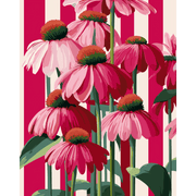 Vertical Blooms & Bold Stripes