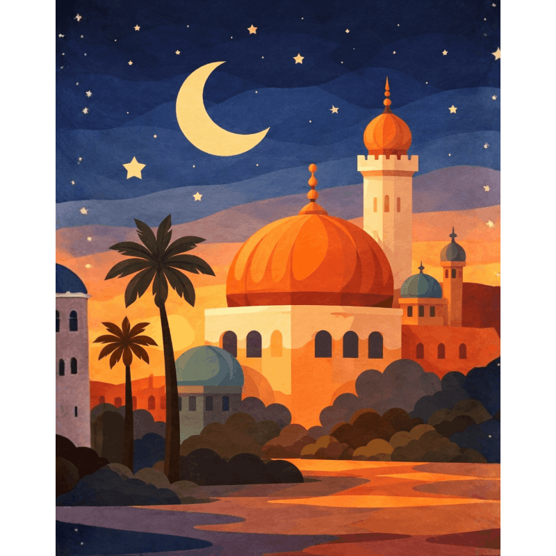 Nightfall Over the Crescent