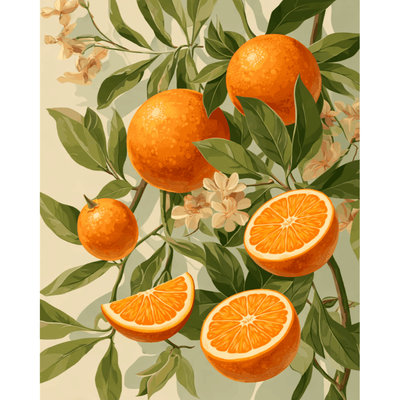 Citrus Sunshine | Paint by Number