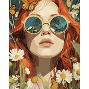 Floral Reflections | Paint by Number