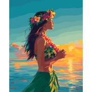 Hawaiian Sunset Hula