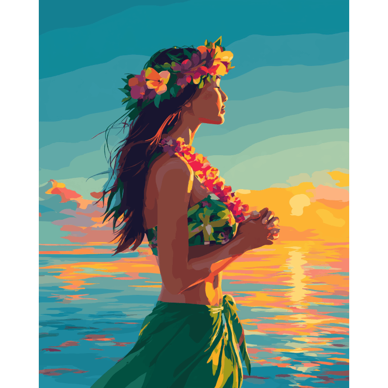 Hawaiian Sunset Hula