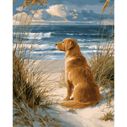 Labrador by the Shore | Paint by Number