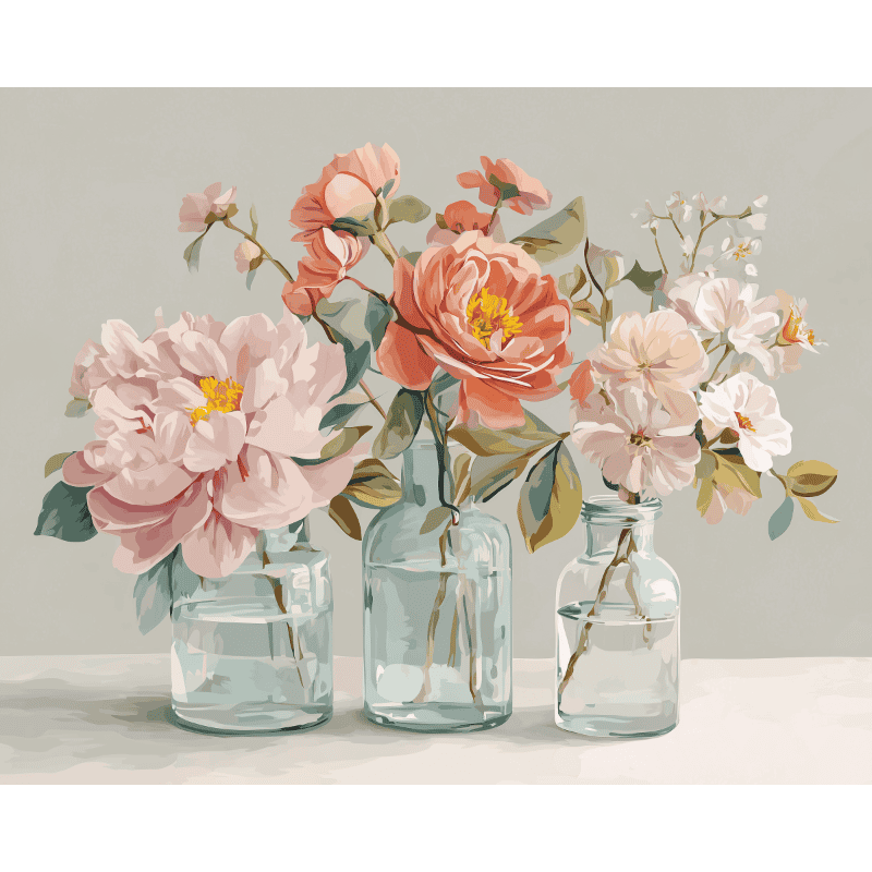 Elegant Botanical Vase